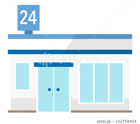 コンビニのイラスト 132750424