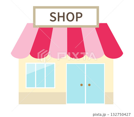 店のイラスト 店のイラスト 132750427