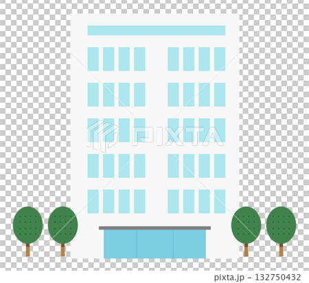 高層ビルのイラスト 高層ビルのイラスト 132750432