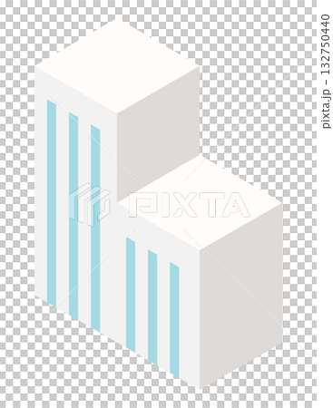 オフィスビルのイラスト オフィスビルのイラスト 132750440