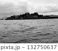 白黒写真の軍艦島 132750637