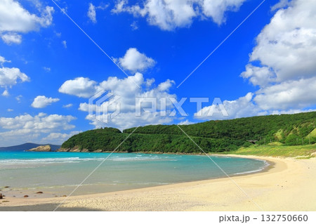 【長崎県】日本一美しい高浜海水浴場（五島列島の福江島） 132750660