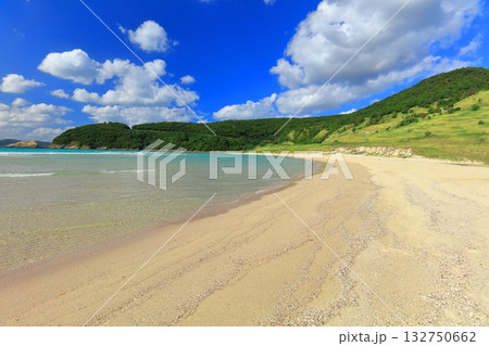 【長崎県】日本一美しい高浜海水浴場（五島列島の福江島） 132750662