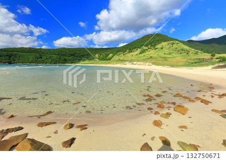 【長崎県】日本一美しい高浜海水浴場(五島列島の福江島) 【長崎県】日本一美しい高浜海水浴場(五島列島の福江島) 132750671