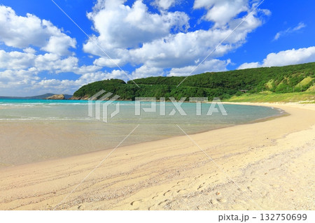 【長崎県】日本一美しい高浜海水浴場（五島列島の福江島） 132750699