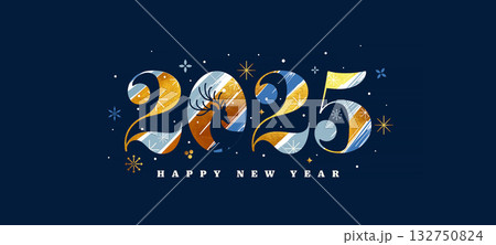 Simple Holiday Christmas card 132750824