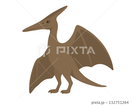 恐竜プテラノドンのイラスト 132751264