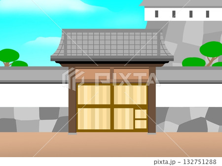 お城の門 132751288