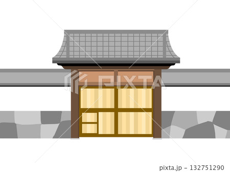 和風の城門 和風の城門 132751290