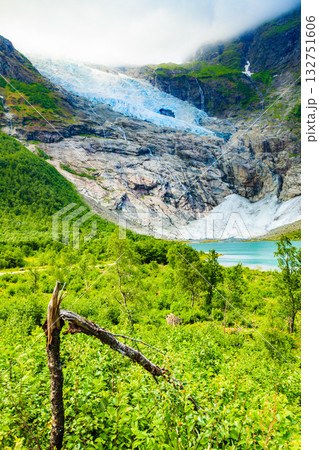 Boyabreen Glacier in Norway Boyabreen Glacier in Norway 132751606