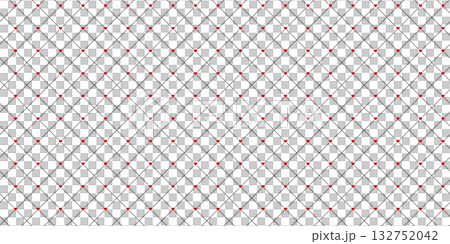 Heart and diagonal checkered background illustration 132752042