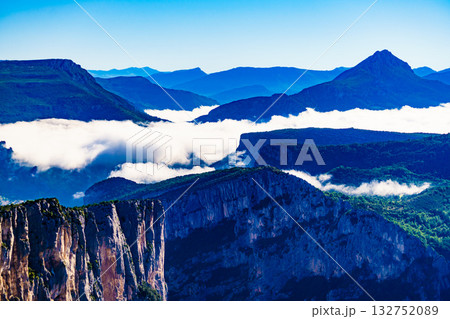 Mountain view. Verdon Gorge in Provence France. 132752089