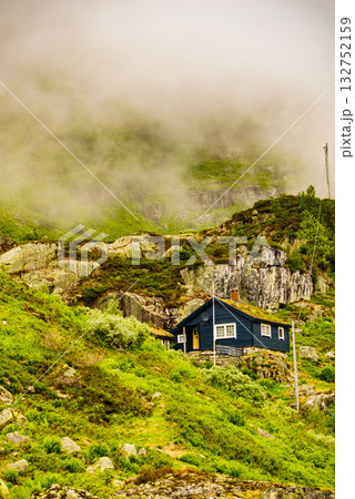 Norwegian country house in mountains. 132752159