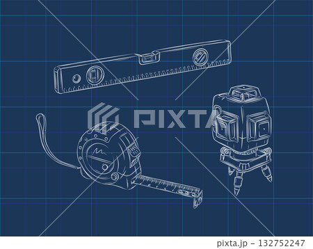 Measurable tools blue 132752247
