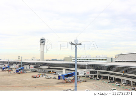 愛知県常滑市、中部国際空港の風景 132752371