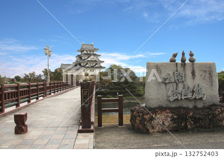 墨俣一夜城の太閤出世橋 墨俣一夜城の太閤出世橋 132752403