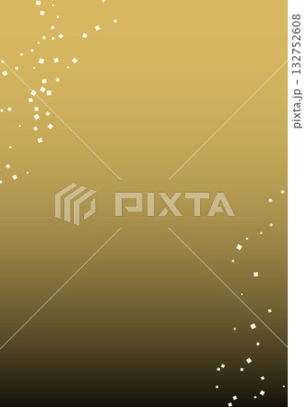 ゴールデンな輝きと紙吹雪の背景：高級感のあるパーティーテクスチャ 132752608