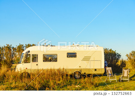 Caravan camp on nature 132752663