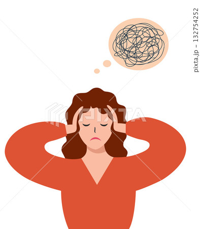 Problems with concentration, remembering, disrupted thinking. 132754252