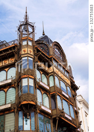Facade of the Old England department store, now the Musical Instruments Museum MIM, Brussels, Belgium 132755883