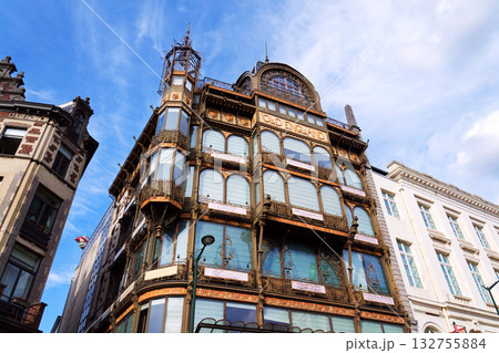 Facade of the Old England department store, now the Musical Instruments Museum MIM, Brussels, Belgium Facade of the Old England department store, now the Musical Instruments Museum MIM, Brussels, Belgium 132755884