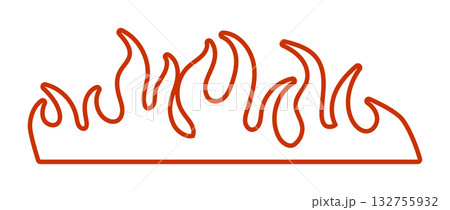 Abstract flames design for creative projects 132755932