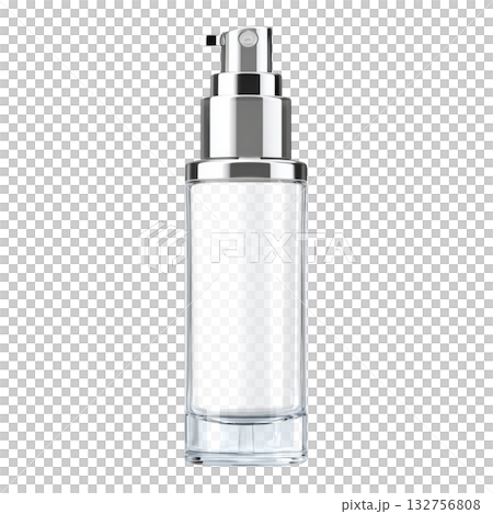 Clear Glass Container With Silver Cap for Storage or Presentation Clear Glass Container With Silver Cap for Storage or Presentation 132756808