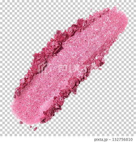 Glittery Pink Cosmetic Product Applied on a Flat Surface for Beauty Purposes Glittery Pink Cosmetic Product Applied on a Flat Surface for Beauty Purposes 132756810