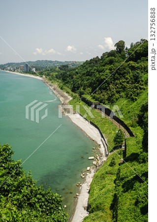 Batumi Botanical Garden Coastal Landscape. Nature and Travel in Georgia Batumi Botanical Garden Coastal Landscape. Nature and Travel in Georgia 132756888