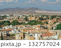 Nicosia skyline with Selimiye Mosque and Kyrenia Mountains. 132757024
