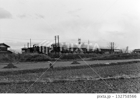 秋の田園をゆく蒸気機関車 秋の田園をゆく蒸気機関車 132758566