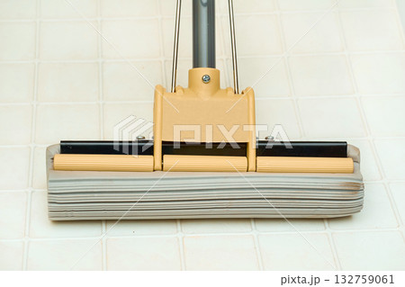 Water absorbing mop for floor cleaning. Household 132759061