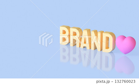 The Brand for Product or marketing concept 3d Rendering. 132760023