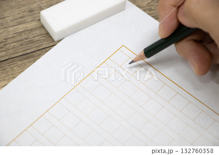 原稿用紙 132760358