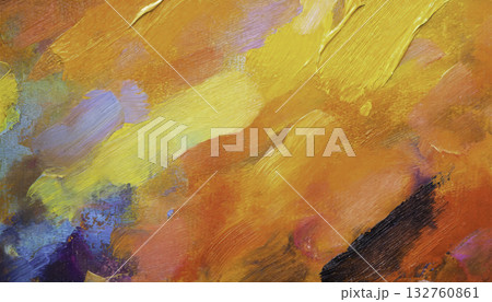 Abstract oil paint texture on canvas 132760861