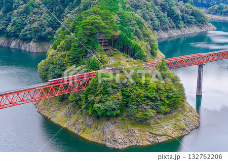 静岡県奥大井湖上の駅 静岡県奥大井湖上の駅 132762206
