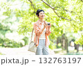 シニア女性　旅行　カメラ 132763197