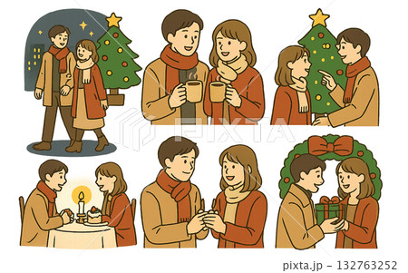 仲良しな大人のカップル 132763252