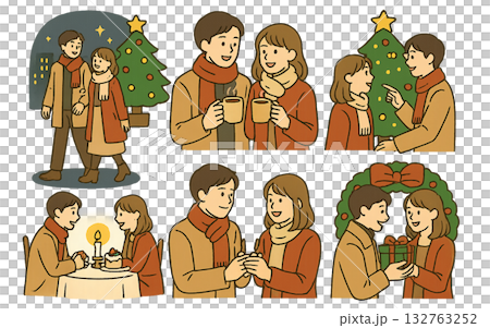 仲良しな大人のカップル 132763252