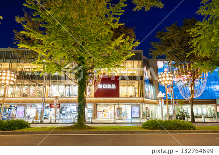 名古屋市・中区　栄　広小路通　夜景　イルミネーション マルエイガレリア 132764699