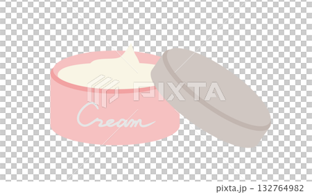 Cream in a case 132764982