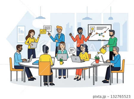 business people meeting in office 132765523