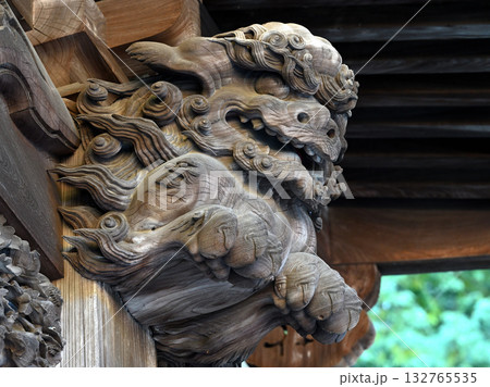 鎌倉 妙本寺 祖師堂の木鼻 鎌倉 妙本寺 祖師堂の木鼻 132765535