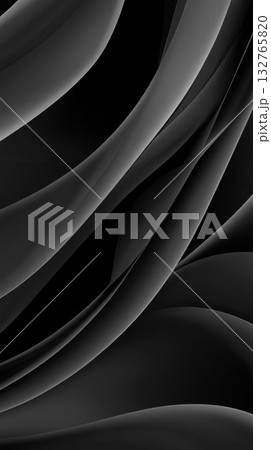 Black abstract background design. Modern wavy line pattern. Black abstract background design. Modern wavy line pattern. 132765820