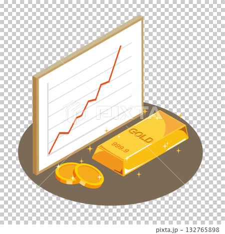 Rising gold prices Rising gold prices 132765898