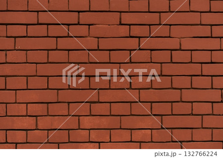 Rustic Red Brick Wall Detail Rustic Red Brick Wall Detail 132766224