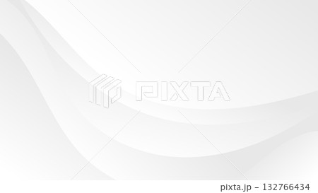 abstract white background with color gradient and decorative swirl lines 132766434