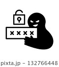 悪い人がパスワードの情報を盗んでいます。 132766448