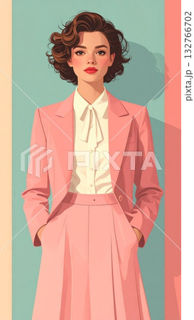 Office Lady vintage art Office Lady vintage art 132766702