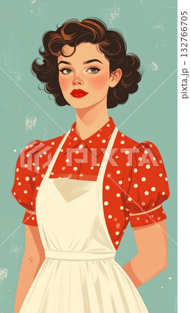 1980s Housewife vintage art 1980s Housewife vintage art 132766705
